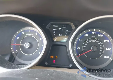 2011 Hyundai Elantra Gls (Ulsan Plant) from USA, damaged, VIN KMHDH4AE2BU099665